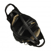 Rucsac dama din piele naturala DiAmanti Clio Giallo Scuro
